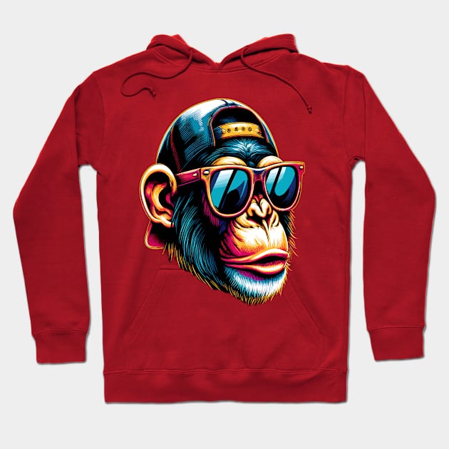 Cool Monkey Hoodie by Graceful Designs